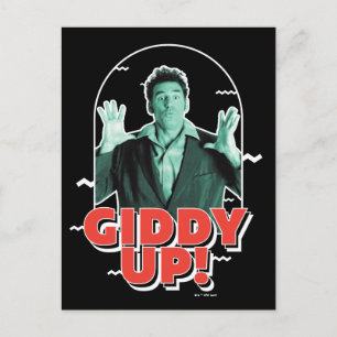 Seinfeld Kramer - Giddy Up! Vykort