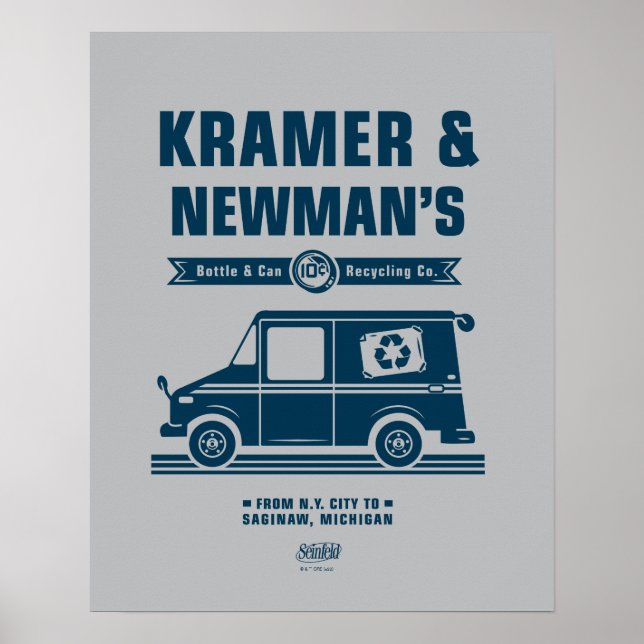 Seinfeld | Kramer & Newman's Recycling Co. Poster (Framsidan)