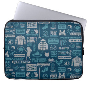 Seinfeld   Medlemsstat Mönster Laptop Fodral