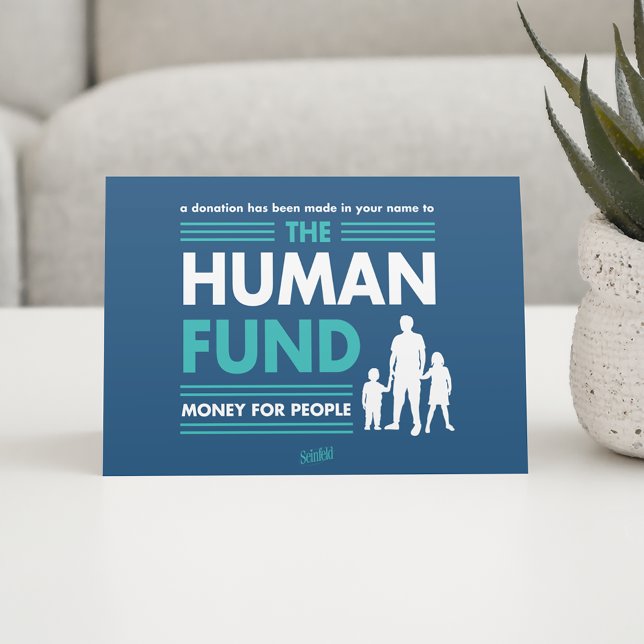 Seinfeld | The Human Fund Kort (Card on table)