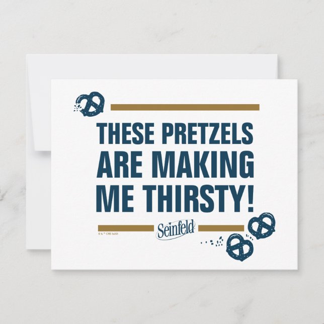 Seinfeld | Typografi av "dessa förinställningar" Anteckningskort (Framsida)