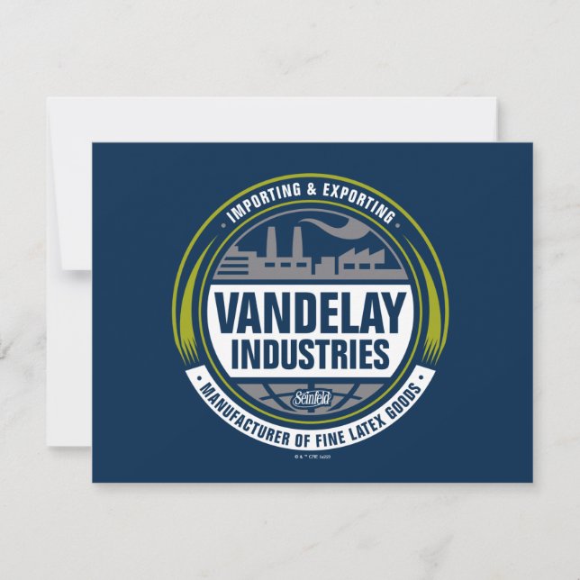 Seinfeld | Vandelay Industries Logo Anteckningskort (Framsida)