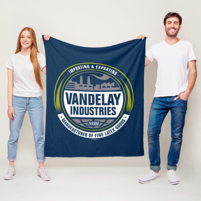 Seinfeld | Vandelay Industries Logo Fleecefilt (På plats)