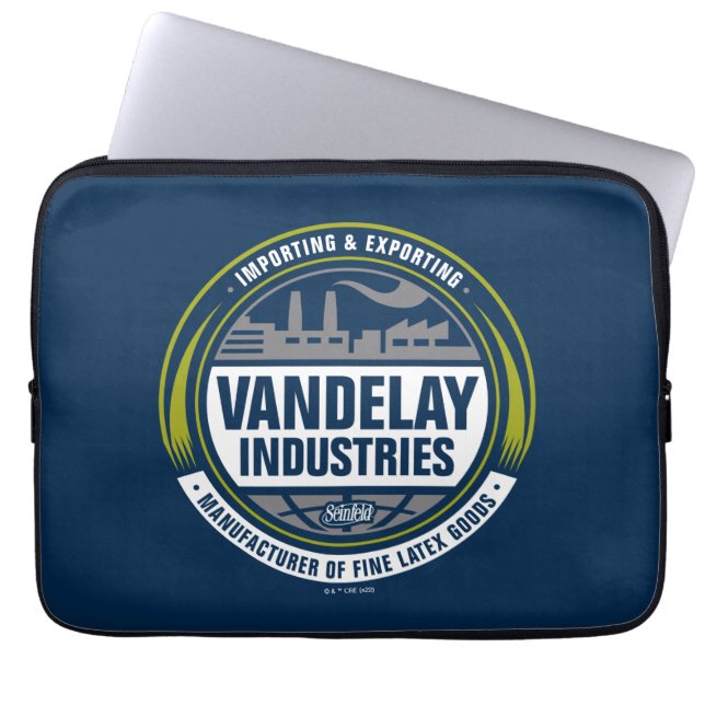 Seinfeld | Vandelay Industries Logotyp Laptop Fodral (Framsidan)