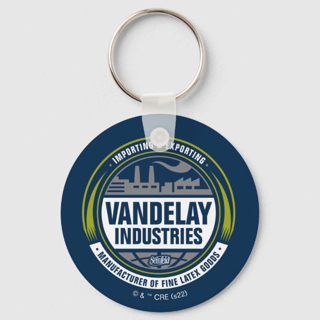 Seinfeld | Vandelay Industries Logotyp Nyckelring (Framsida)