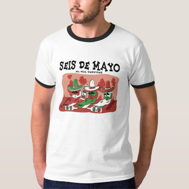 Seis de Mayo t-skjorta Tee (Framsida)