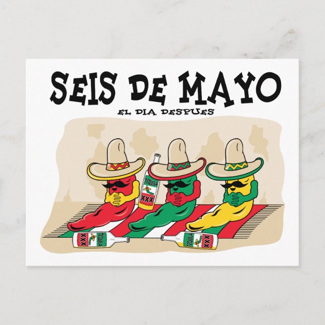 Seis De Mayo Vykort (Framsida)