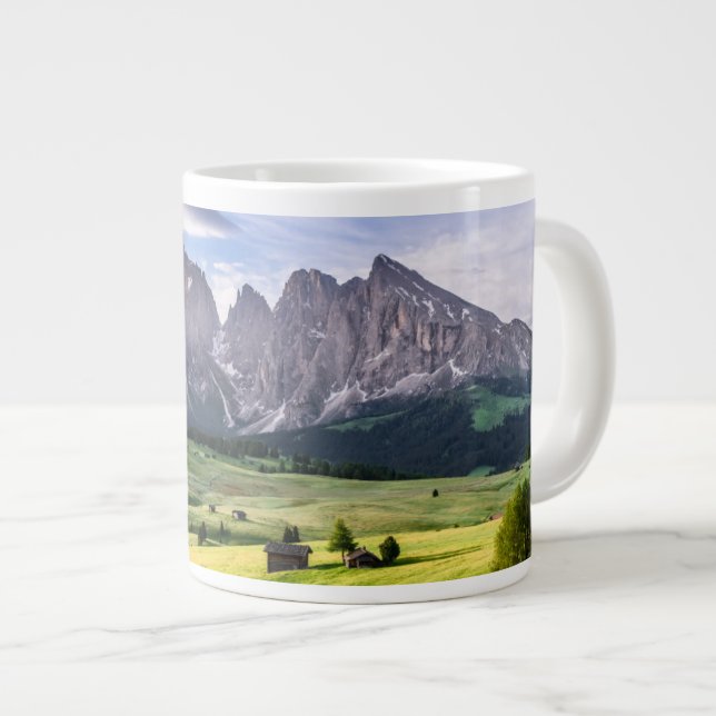Seiser Alm | DolomitAlpernor, Italien Jumbo Mugg (Framsida höger)