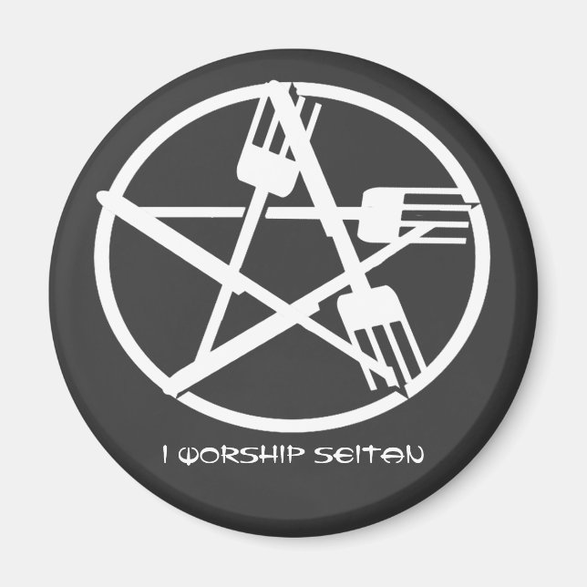 Seitan Worship Magnet (Framsidan)