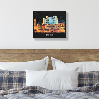 Seiyun City - Yemen Canvastryck