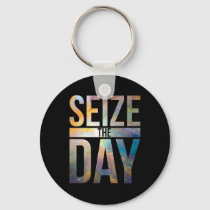 Seize Day Black Nyckelring