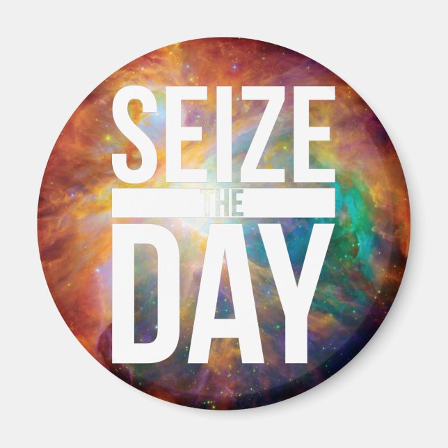 Seize Day Nebula Magnet (Framsidan)