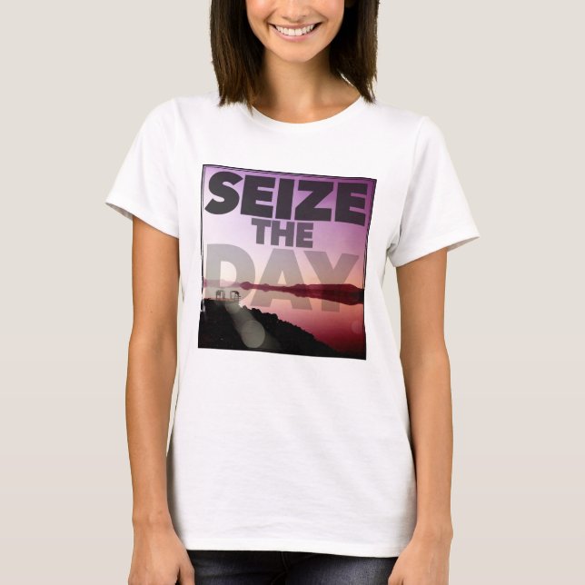 Seize Day T Shirt (Framsida)