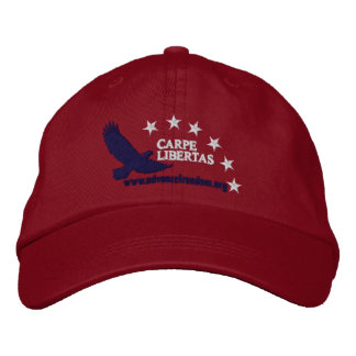 Seize Liberty cap RED Broderad Keps