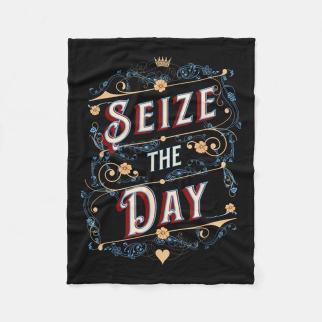 Seize The Day  Fleecefilt (Framsidan)