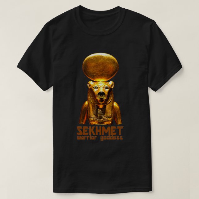 Sekhmet A Worrior Goddess From Ancient Pharaonic E T Shirt (Design framsida)