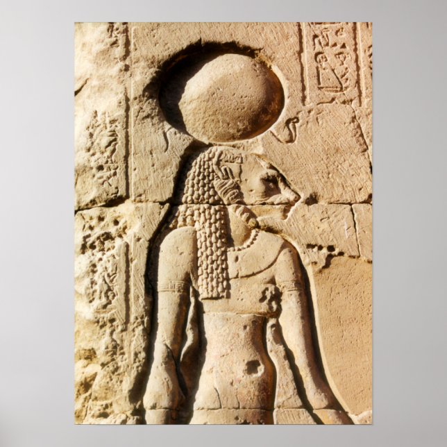 Sekhmet cat guddess från Upper Egypten Poster (Framsidan)