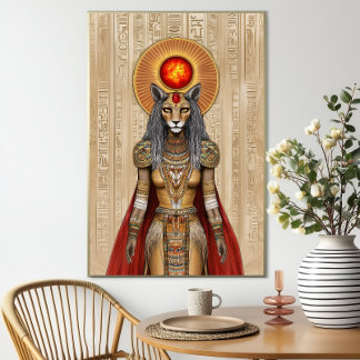 Sekhmet: Egyptisk Lejoninna Gudinna Poster