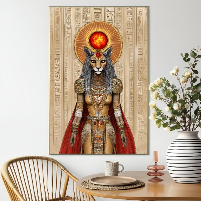 Sekhmet: Egyptisk Lejoninna Gudinna Poster (Skapare uppladdad)