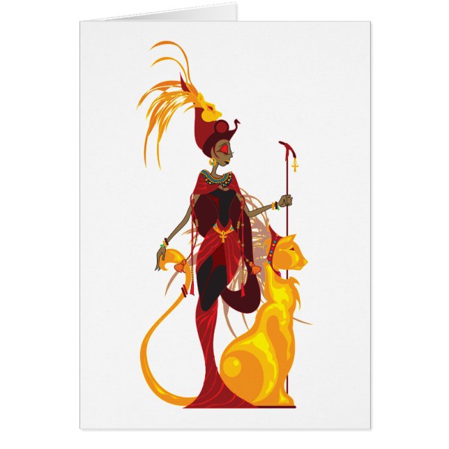 Sekhmet kort (Framsidan)