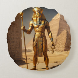 Sekhmet – Lion-Headed War Goddess´1 Rund Kudde