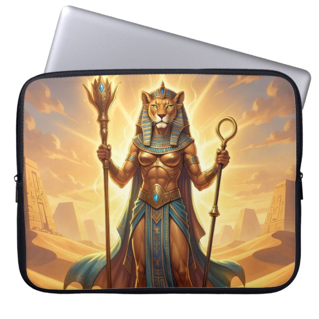 Sekhmet – Lion-Headed War Goddess´3 Laptop Fodral (Framsidan)