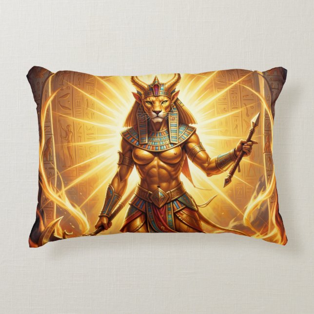 Sekhmet – Lion-Headed War Goddess´4 Prydnadskudde (Framsidan)