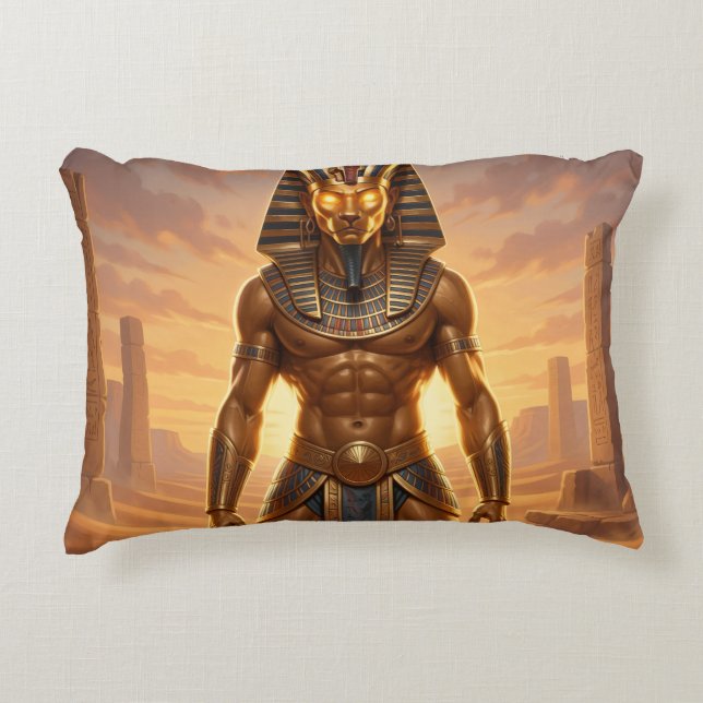 Sekhmet – Löwenköpfige Kriegsgöttin´4 Prydnadskudde (Framsidan)