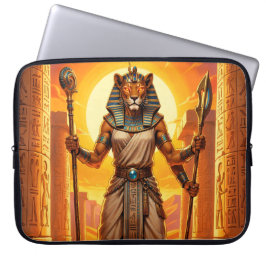 Sekhmet – Löwenköpfige Kriegsgöttin Laptop Fodral