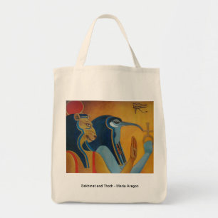 Sekhmet och Thoth matkasse Tygkasse
