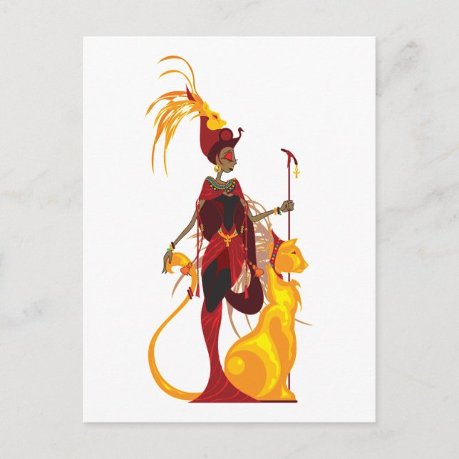 Sekhmet Postkort Vykort (Framsida)