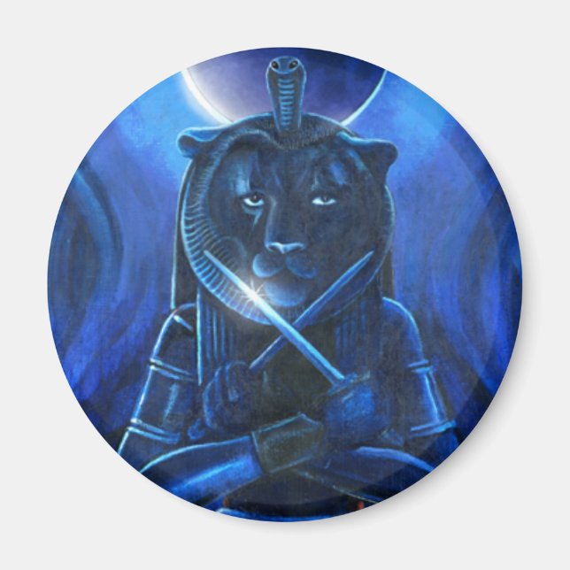 Sekhmet Protector Magnet (Framsidan)