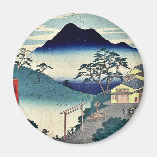 Seki vid Ando, Hiroshige Ukiyoe Magnet