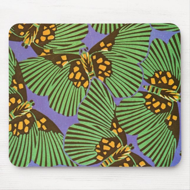 Sékilles Art Deco Butterflies Musmatta (Framsidan)