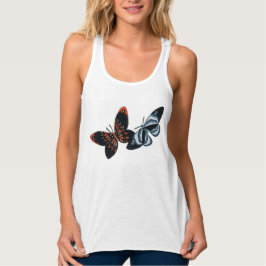 Sekka Butterflies Linne Med Racerback