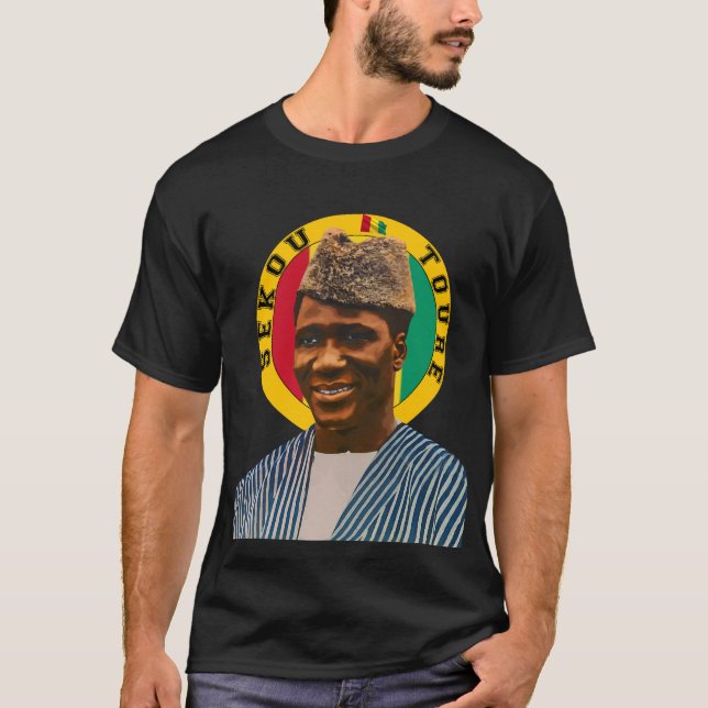 Sékou Touré Pan-African T-Shirt Black history tee (Framsida)
