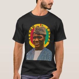 Sékou Touré Pan-afrikansk T-shirt Svart historisk 