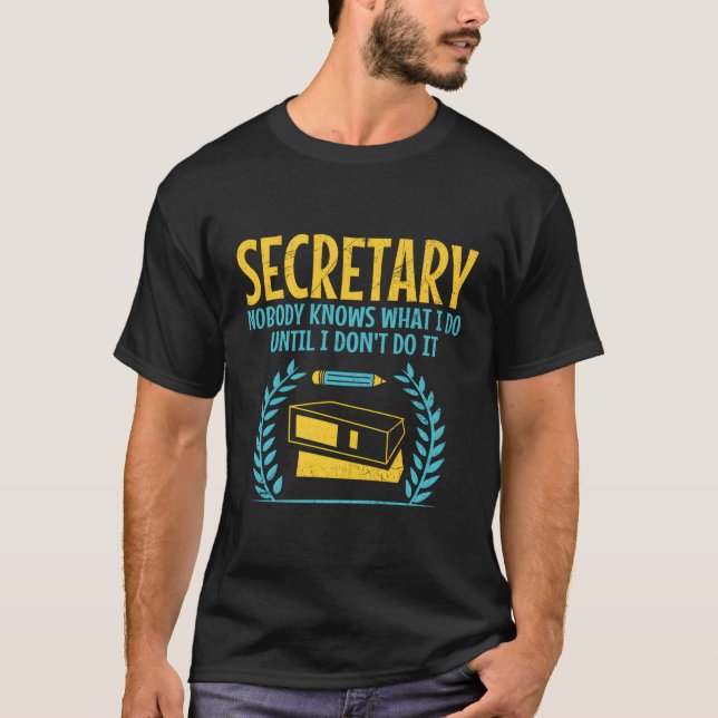 Sekretariatets biträdande yrkeskarriär t shirt (Framsida)