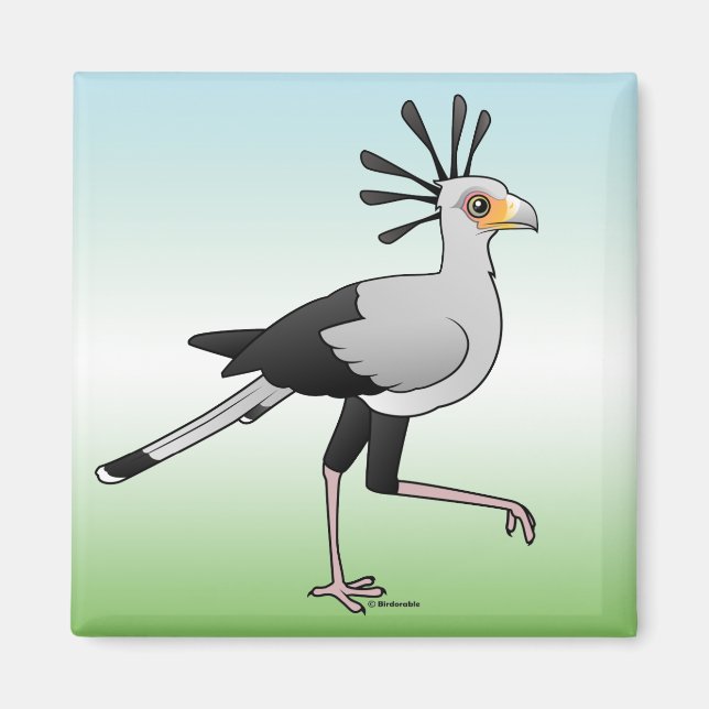 Sekreterare Bird Magnet (Framsidan)