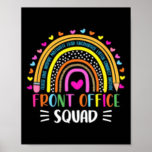 Sekreterare för Front Office Squad School Admin Ap Poster