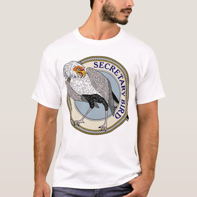 Sekreterarefågel eller marschörn) - M Tee Shirt (Framsida)