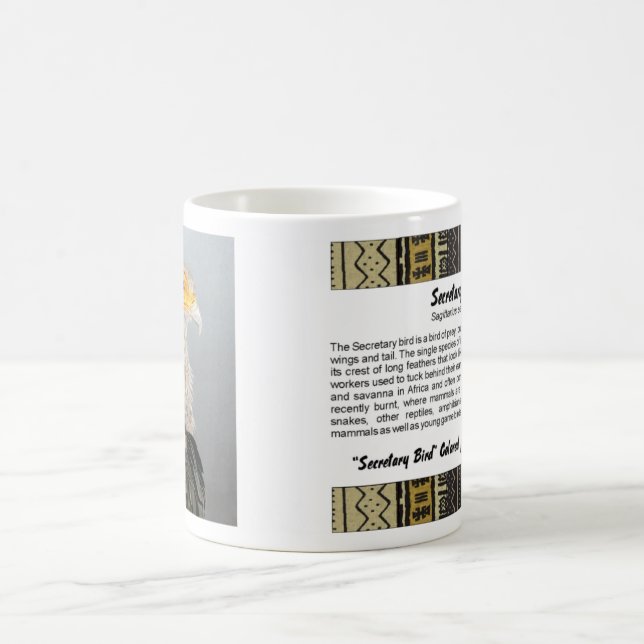 Sekreterarefågel Kaffemugg (Center)