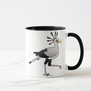 Sekreterarefågel Mugg