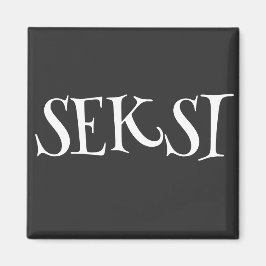 SEKSI 2024 Festfirande Holiday Middags Kryssning Magnet