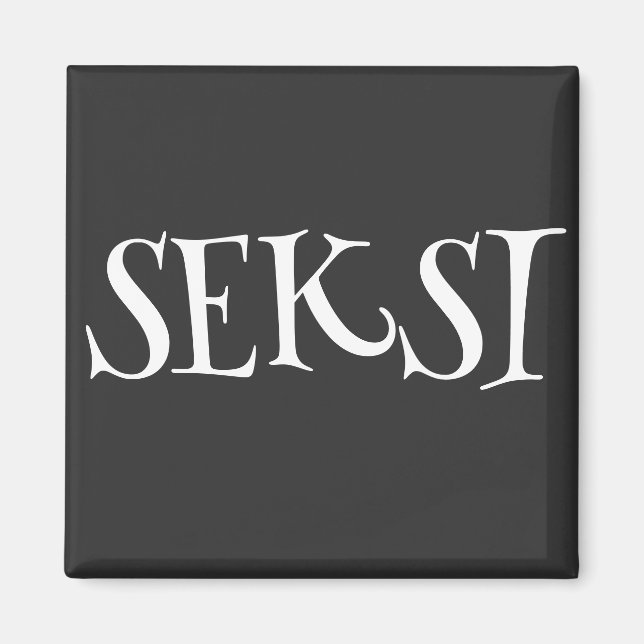 SEKSI 2024 Festfirande Holiday Middagskryssning Magnet (Framsidan)