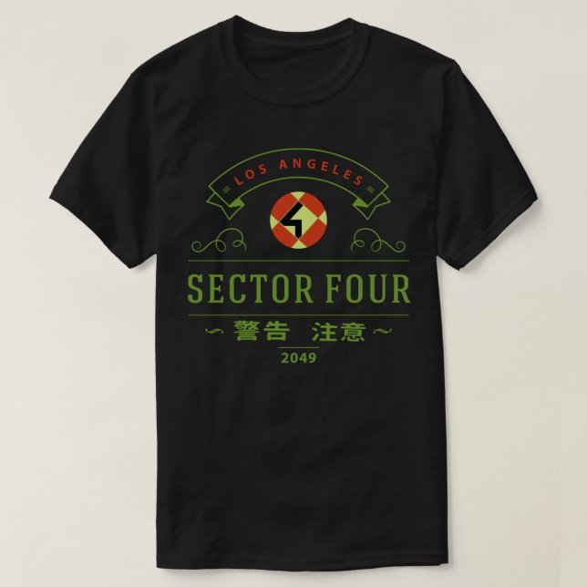 Sektor 4 Los Angeles T Shirt (Design framsida)