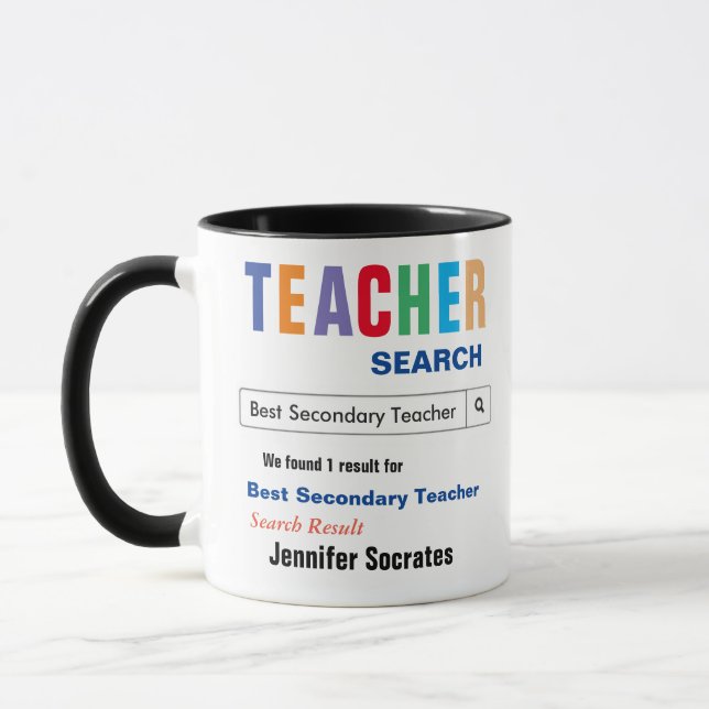 Sekundär Best Teacher-gåva Mugg (Vänster)