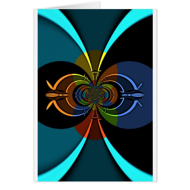 Sekundär Färg Hakuna Matata Hälsningskort (Framsidan)