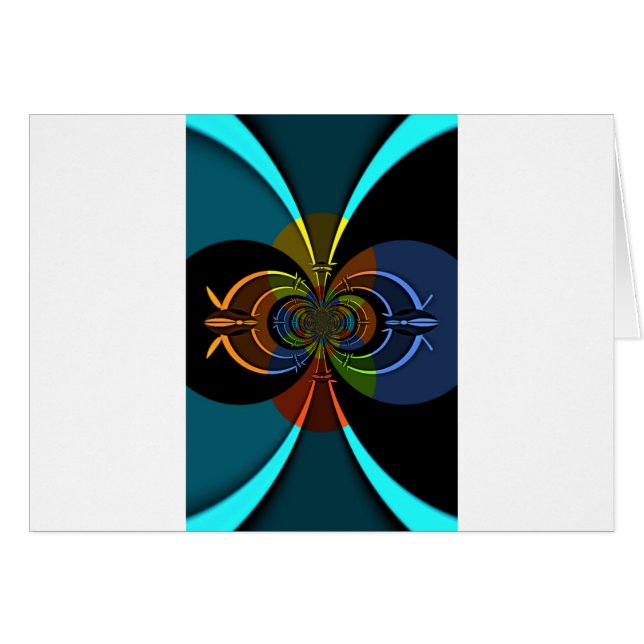 Sekundär Färg Hakuna Matata Hälsningskort (Framsidan Horizontal)