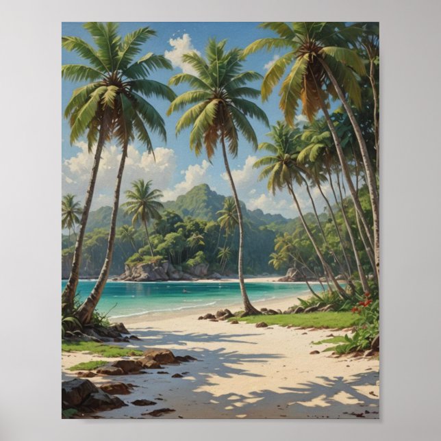 Sekundär snorkel- och dykplats poster (Framsidan)